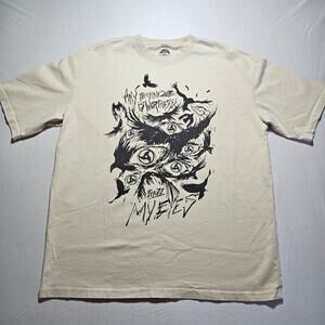 TRZN Studios Naruto Itachi Sharingan Crow Graphic Anime Streetwear T-Shirt XL